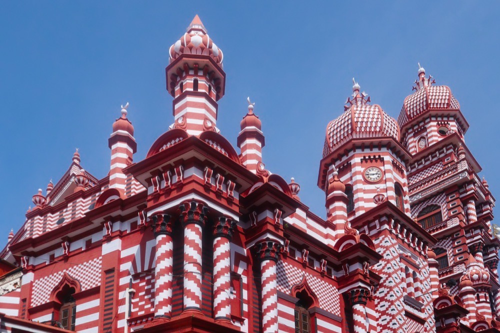 Jami Ul-Alfar (Red) Mosque, Pettah, Colombo