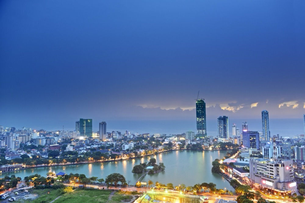 Colombo city skyline