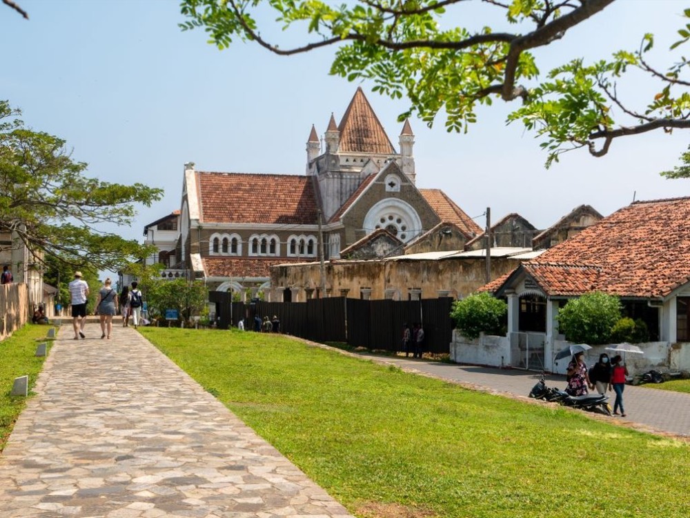 The southern coast of Sri Lanka at Galle